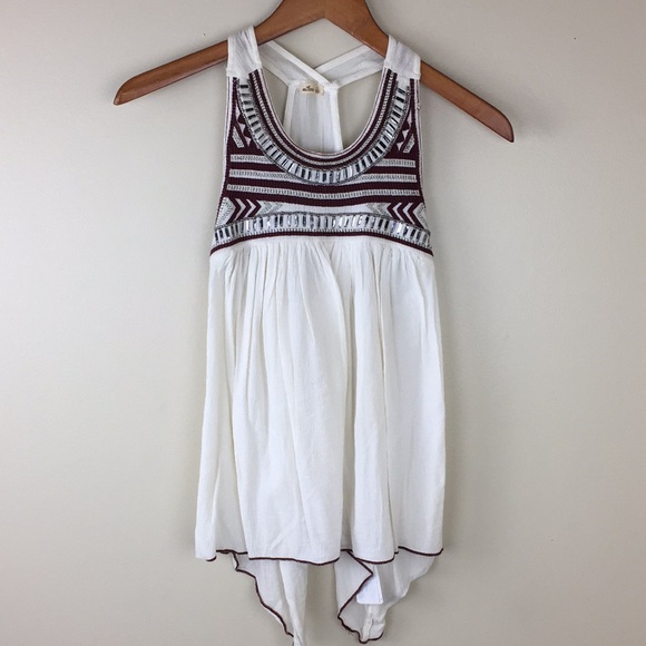 Hollister Tops - Hollister Beaded Foley Tank Top